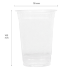 Karat Earth 10oz PLA Cup, Clear (78mm) — 1,000 pcs — product photo 5