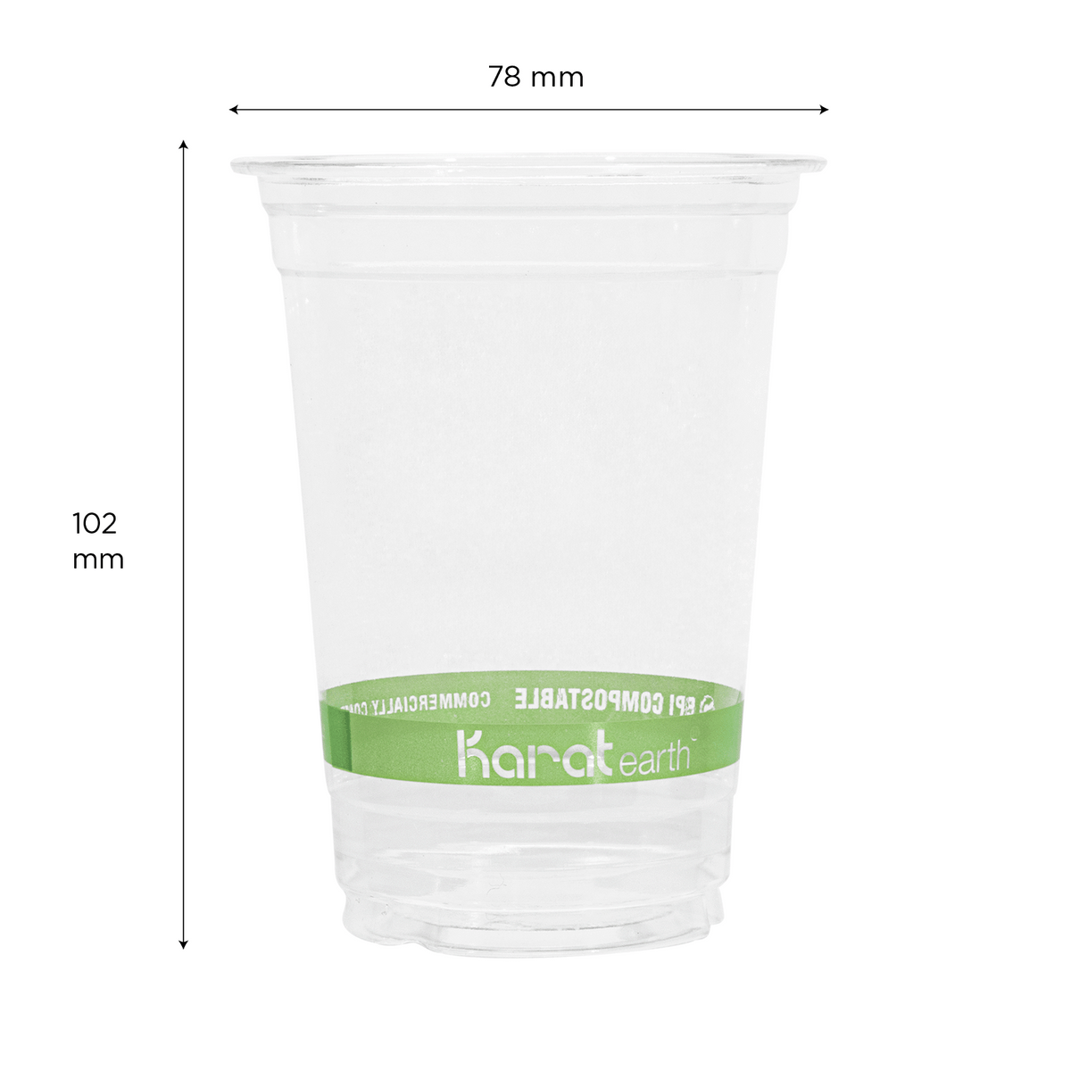 Karat Earth 10oz PLA Eco-Friendly Cups (78mm), Generic Print — 1,000 pcs — product photo 5