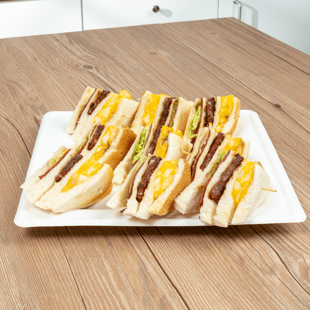 Karat Earth 10”x 10” Molded Fiber Square Plates, PFAS Free, White — 500 pcs — product photo 5