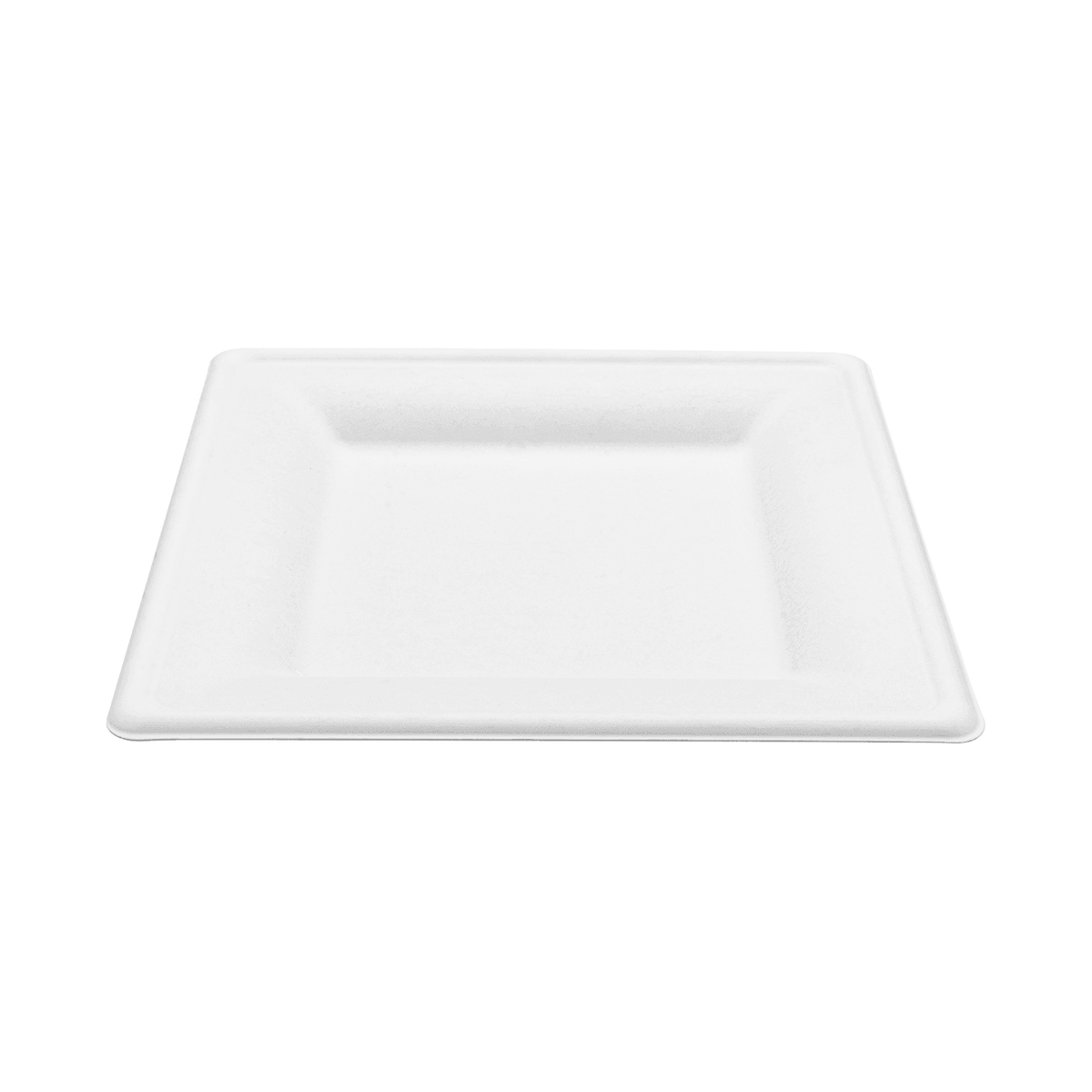 Karat Earth 10”x 10” Molded Fiber Square Plates, PFAS Free, White — 500 pcs — product photo 7
