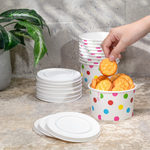Karat Earth 127mm Compostable Fiber Paper Flat lid for 20 oz Paper Food Container — 600 pcs — product photo 4