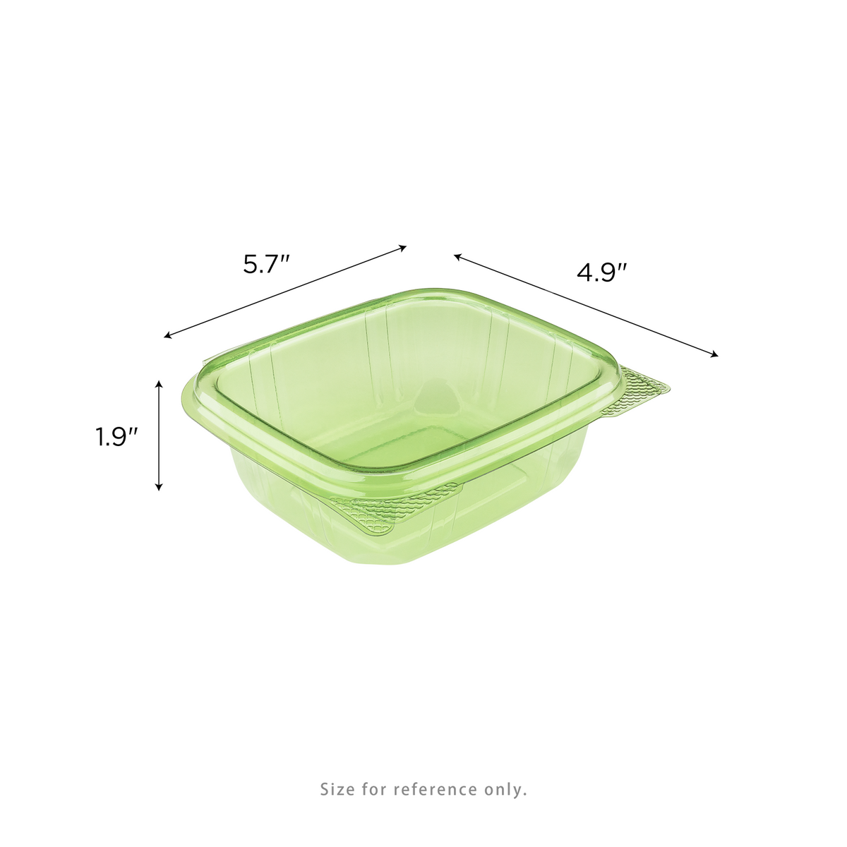 Karat Earth 12oz PLA Hinged Deli Container, Green — 200 pcs — product photo 5