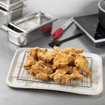 Karat Earth 14”x18” GreaseEase Molded Fiber Food Tray, PFAS free — 100 pcs