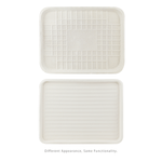 Karat Earth 14”x18” GreaseEase Molded Fiber Food Tray, PFAS free — 100 pcs — product photo 9