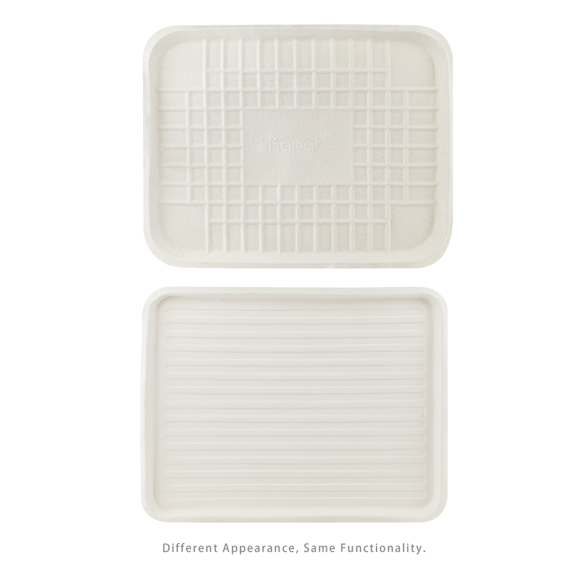 Karat Earth 14”x18” GreaseEase Molded Fiber Food Tray, PFAS free — 100 pcs — product photo 9