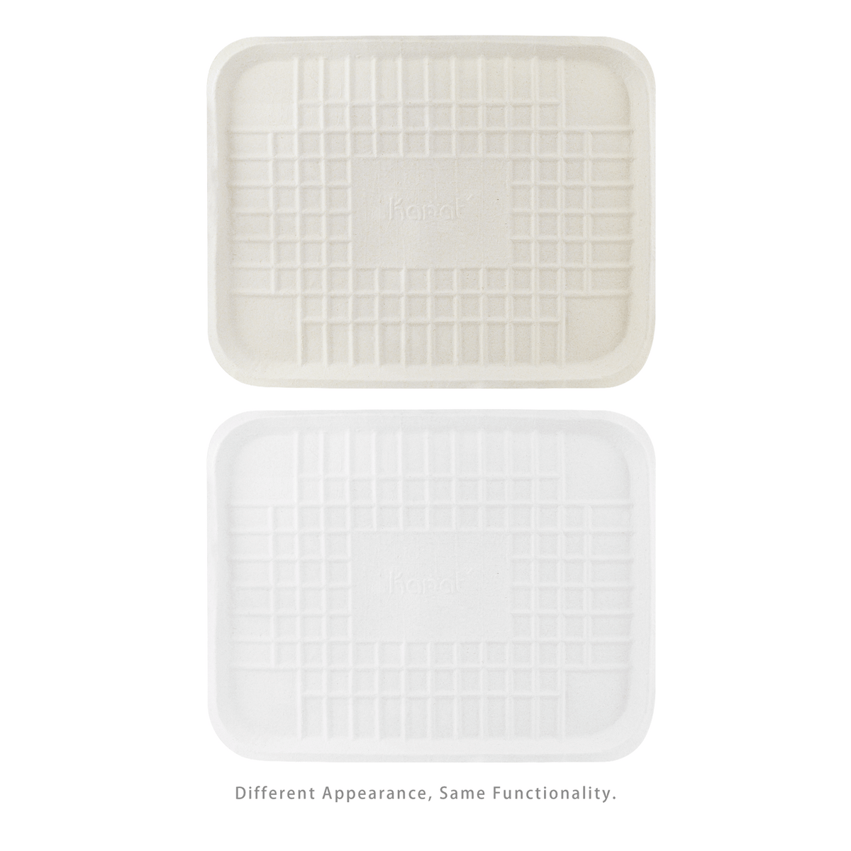 Karat Earth 14”x18” GreaseEase Molded Fiber Food Tray, PFAS free — 100 pcs — product photo 10