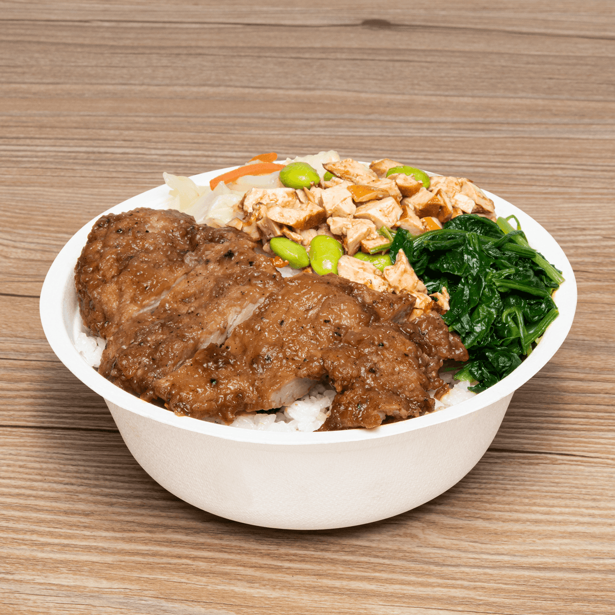 Karat Earth 16oz Molded Fiber Rice Bowl, PFAS Free, White — 1,000 pcs — product photo 4