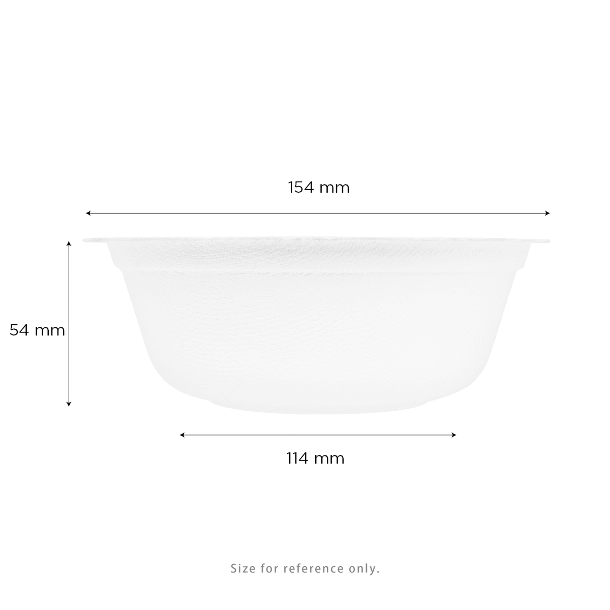 Karat Earth 16oz Molded Fiber Rice Bowl, PFAS Free, White — 1,000 pcs — product photo 6
