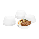 Karat Earth 16oz Molded Fiber Rice Bowl, PFAS Free, White — 1,000 pcs — product photo 8