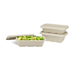 Karat Earth 16oz Molded Fiber Take Out Container, Rectangular — 500 pcs — product photo 2