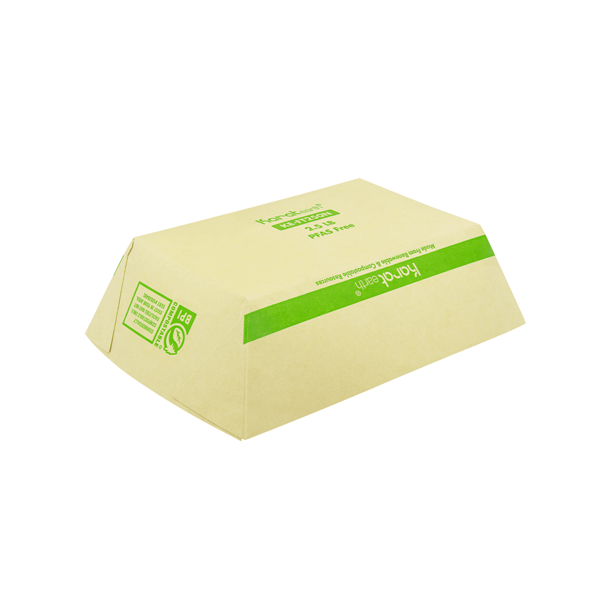 Karat Earth 2.5 lb Bamboo Natural Food Tray, Generic Print — 500 pcs — product photo 7
