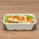 Karat Earth 20oz Molded Fiber Take Out Container, Rectangular — 500 pcs — product photo 3