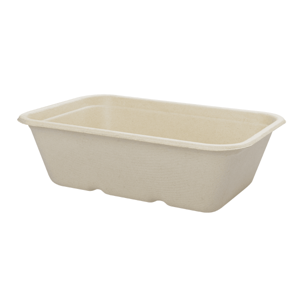 Karat Earth 20oz Molded Fiber Take Out Container, Rectangular — 500 pcs — product photo 6