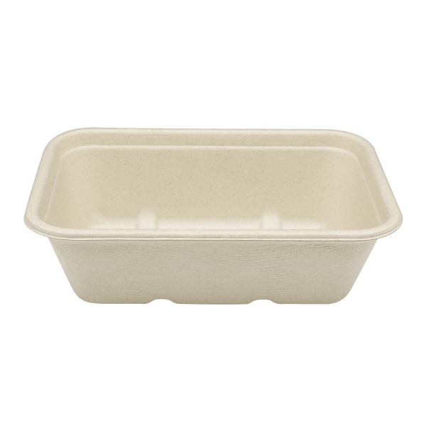 Karat Earth 20oz Molded Fiber Take Out Container, Rectangular — 500 pcs — product photo 7