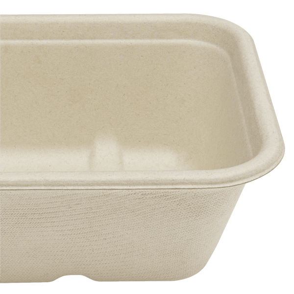 Karat Earth 20oz Molded Fiber Take Out Container, Rectangular — 500 pcs — product photo 9