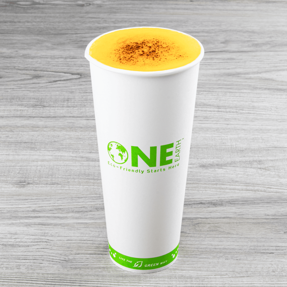 Karat Earth 24oz Eco-Friendly Paper Hot Cups (90mm), One Cup, One Earth Print — 500 pcs — product photo 3