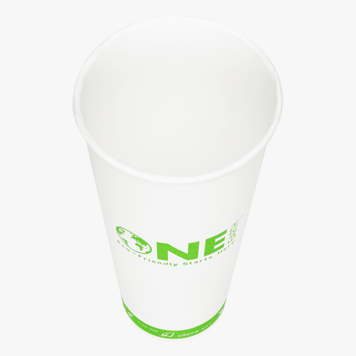 Karat Earth 24oz Eco-Friendly Paper Hot Cups (90mm), One Cup, One Earth Print — 500 pcs — product photo 7