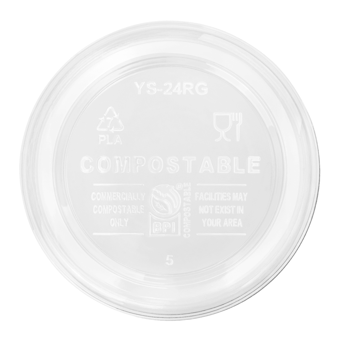 Karat Earth 24oz Eco-Friendly PLA Round Deli Container (117mm) — 500 pcs — product photo 7