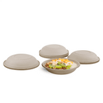 Karat Earth 24oz Molded Fiber Round Bowl, PFAS Free, Natural — 500 pcs — product photo 2