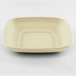Karat Earth 24oz Molded Fiber Square Bowl, PFAS Free Containers, Natural — 300 pcs — product photo 2