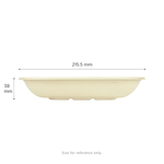 Karat Earth 24oz Molded Fiber Square Bowl, PFAS Free Containers, Natural — 300 pcs — product photo 5