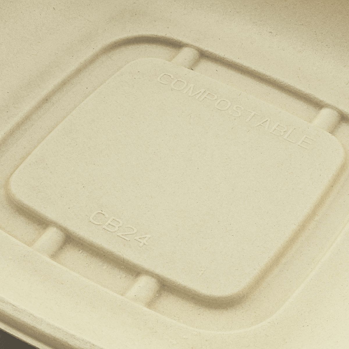 Karat Earth 24oz Molded Fiber Square Bowl, PFAS Free Containers, Natural — 300 pcs — product photo 6