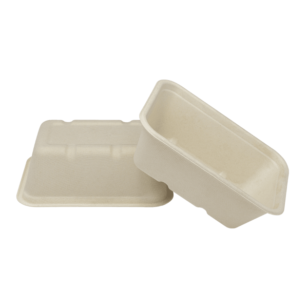 Karat Earth 24oz Molded Fiber Take Out Container, Rectangular — 500 pcs — product photo 5