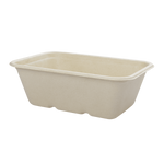 Karat Earth 24oz Molded Fiber Take Out Container, Rectangular — 500 pcs — product photo 6