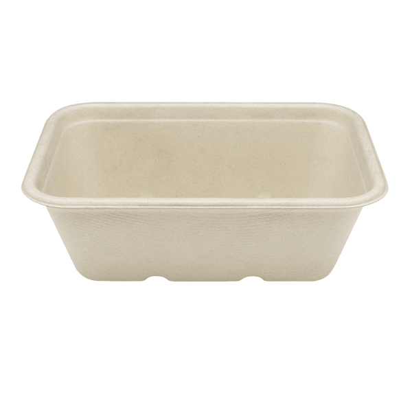 Karat Earth 24oz Molded Fiber Take Out Container, Rectangular — 500 pcs — product photo 7