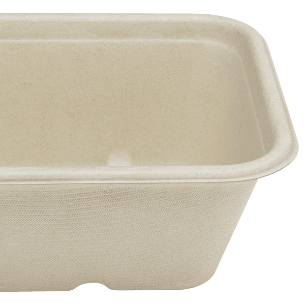 Karat Earth 24oz Molded Fiber Take Out Container, Rectangular — 500 pcs — product photo 9