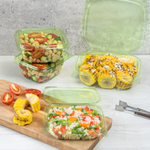 Karat Earth 24oz PLA Hinged Deli Container, Green — 200 pcs — product photo 4