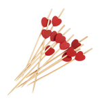 Karat Earth 3.5'' Bamboo Pick, Red — 5,000 pcs — product photo 2
