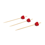 Karat Earth 3.5'' Bamboo Pick, Red — 5,000 pcs — product photo 8