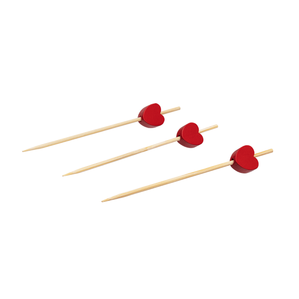 Karat Earth 3.5'' Bamboo Pick, Red — 5,000 pcs — product photo 8