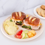 Karat Earth 3 Compartments, 10'' Molded Fiber Round Plates, PFAS Free, Natural — 500 pcs