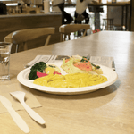 Karat Earth 3 Compartments, 10'' Molded Fiber Round Plates, PFAS Free, White — 500 pcs — product photo 3