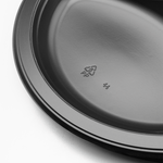 Karat Earth 3 Compartments, 9" Mineral Filled PP Round Plates, Black — 500 pcs — product photo 6