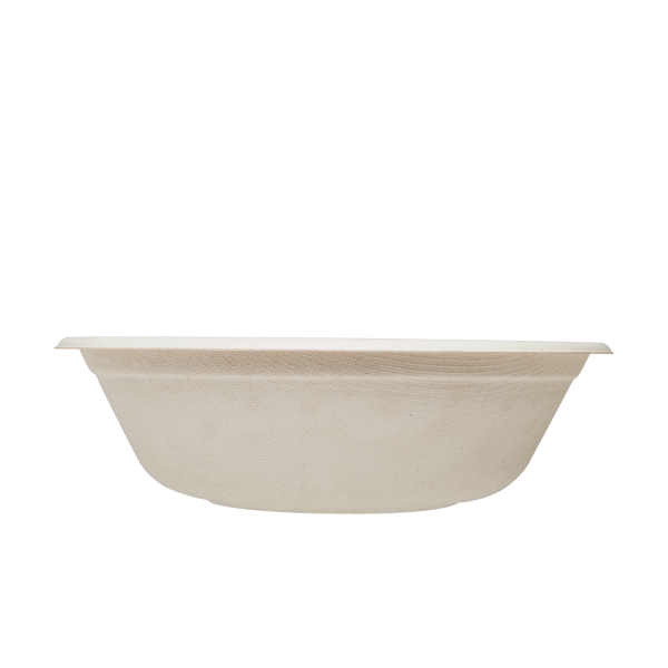 Karat Earth 32oz Molded Fiber Round Bowl, PFAS Free, Natural — 500 pcs — product photo 7