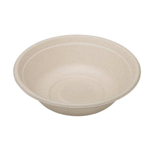 Karat Earth 32oz Molded Fiber Round Bowl, PFAS Free, Natural — 500 pcs — product photo 8