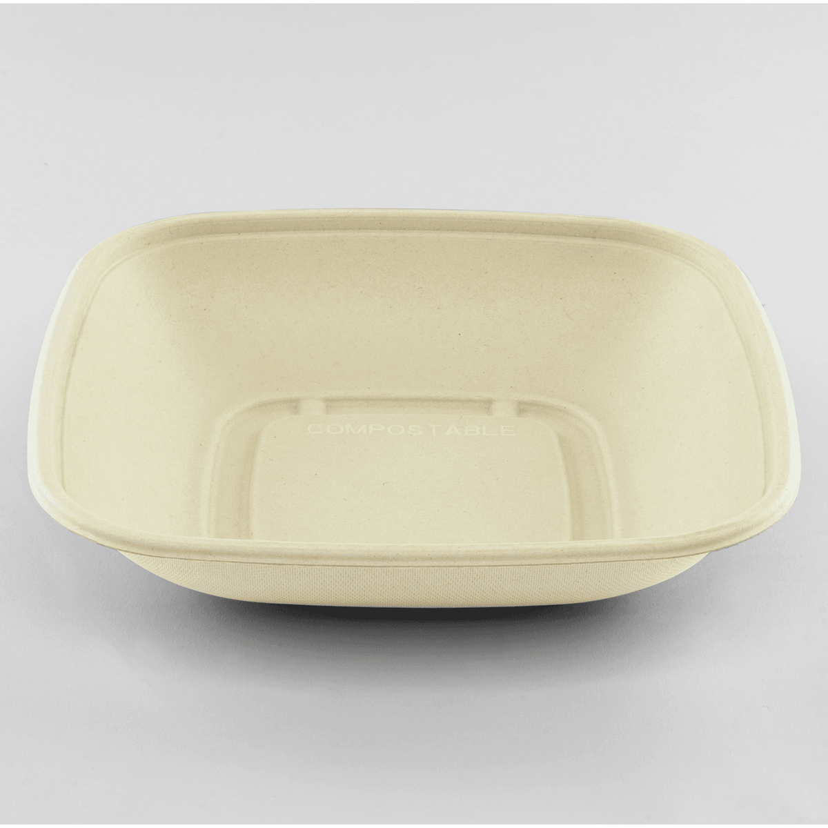 Karat Earth 32oz Molded Fiber Square Bowl, PFAS Free Containers, Natural — 300 pcs — product photo 2