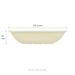 Karat Earth 32oz Molded Fiber Square Bowl, PFAS Free Containers, Natural — 300 pcs — product photo 5