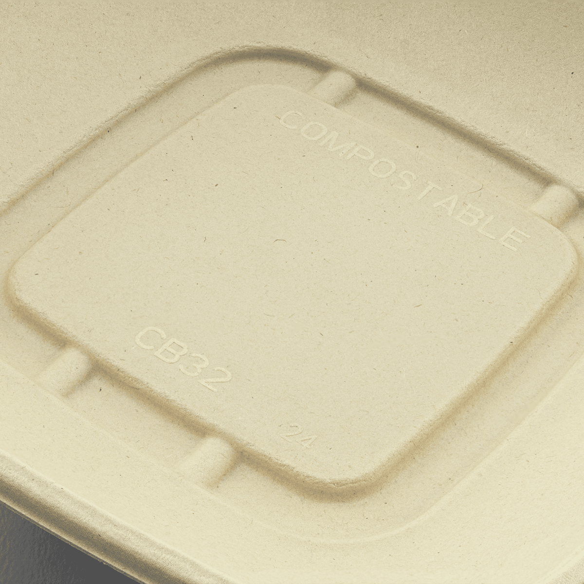 Karat Earth 32oz Molded Fiber Square Bowl, PFAS Free Containers, Natural — 300 pcs — product photo 6