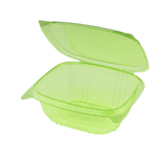 Karat Earth 32oz PLA Hinged Deli Container, Green — 200 pcs — product photo 2