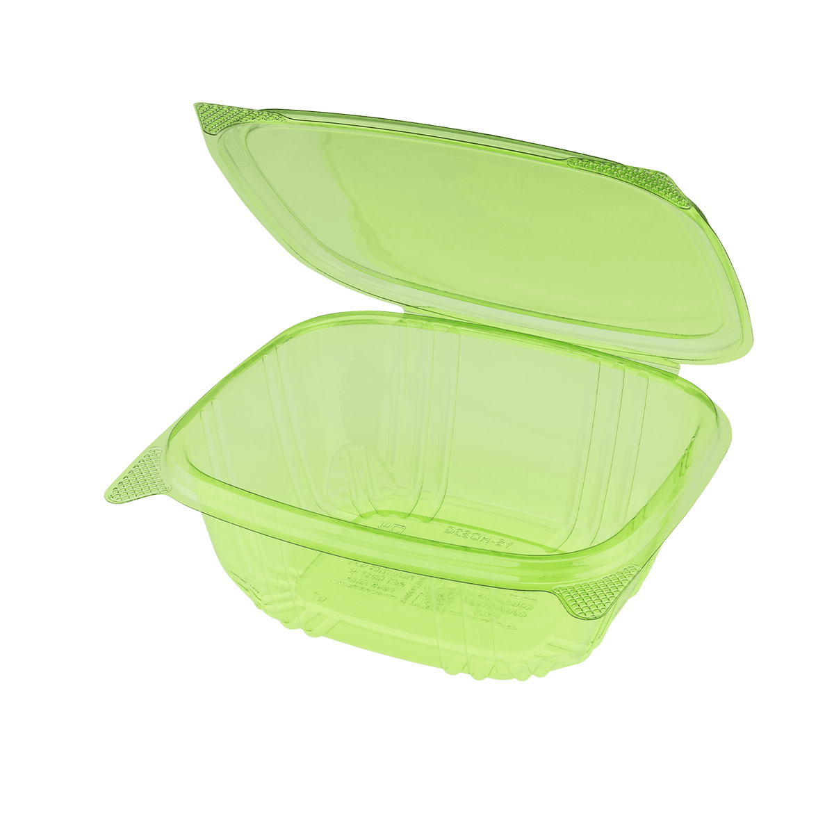 Karat Earth 32oz PLA Hinged Deli Container, Green — 200 pcs — product photo 2