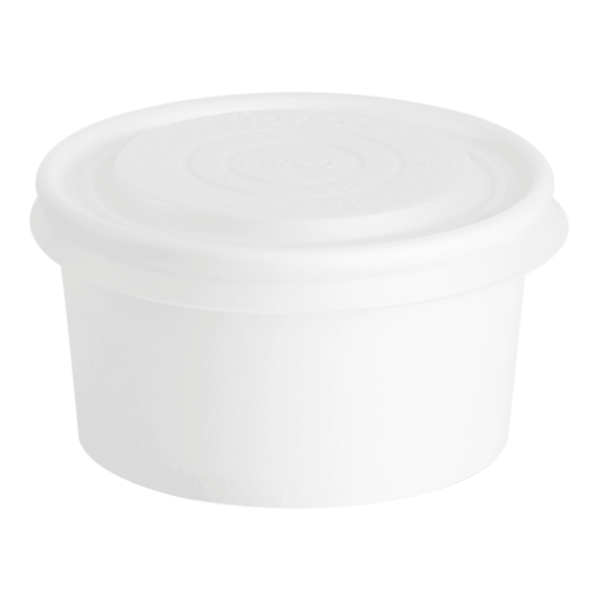 Karat Earth 4 oz Eco-Friendly Paper Portion Cup, White — 1,000 pcs — product photo 7