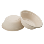 Karat Earth 40oz Molded Fiber Round Bowl, PFAS Free, Natural — 500 pcs — product photo 6