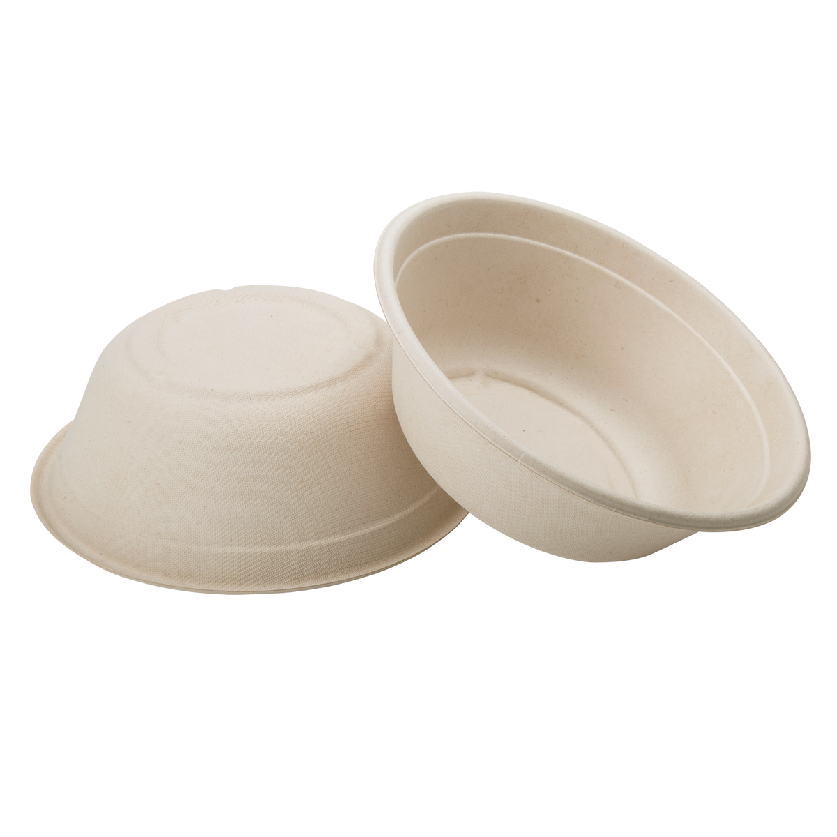 Karat Earth 40oz Molded Fiber Round Bowl, PFAS Free, Natural — 500 pcs — product photo 6