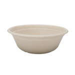 Karat Earth 40oz Molded Fiber Round Bowl, PFAS Free, Natural — 500 pcs — product photo 7