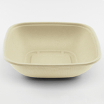 Karat Earth 48oz Molded Fiber Square Bowl, PFAS Free Containers, Natural — 300 pcs — product photo 2