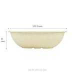 Karat Earth 48oz Molded Fiber Square Bowl, PFAS Free Containers, Natural — 300 pcs — product photo 5